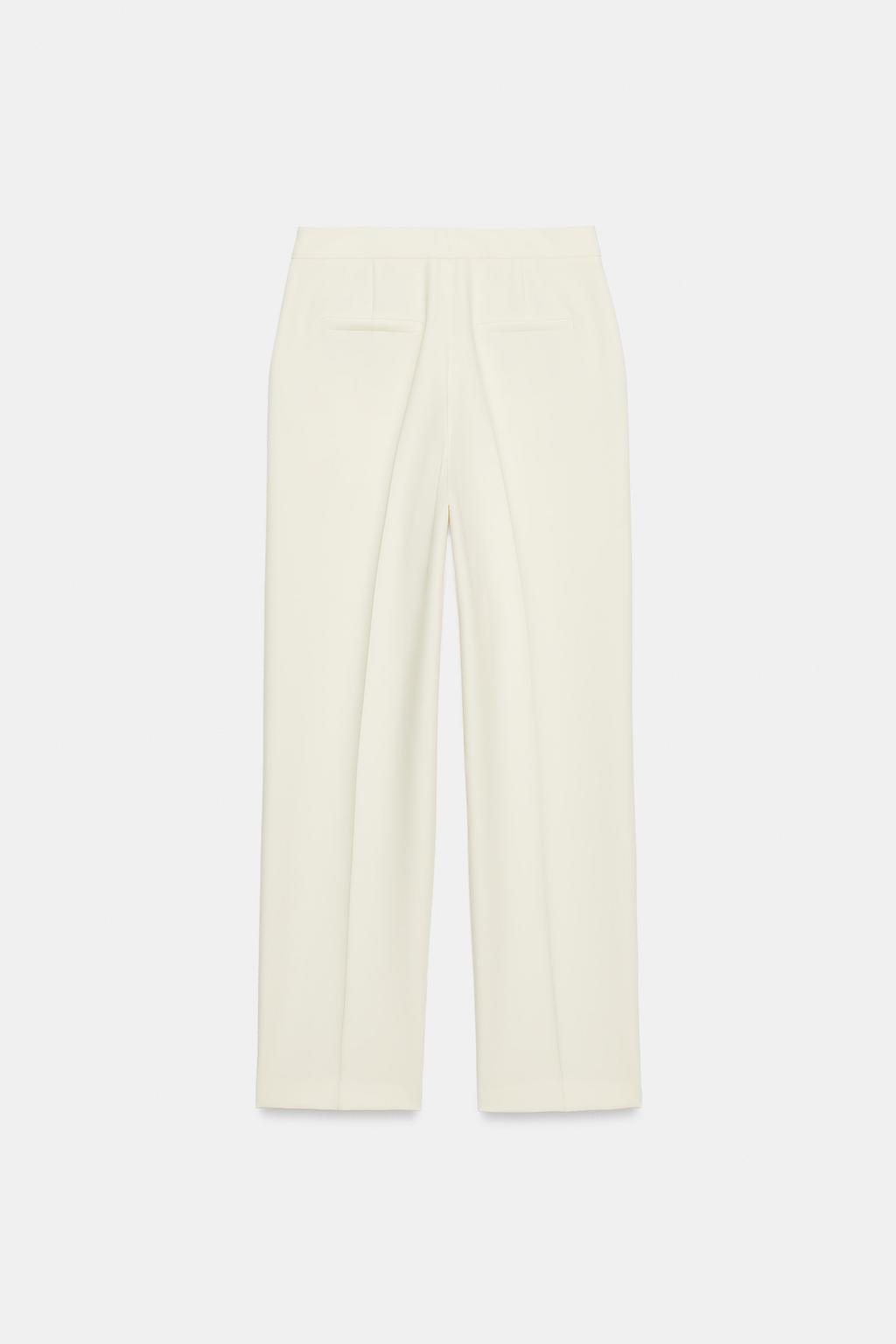 БРЮКИ ПРЯМОГО КРОЯ С ВЫСОКОЙ ПОСАДКОЙ