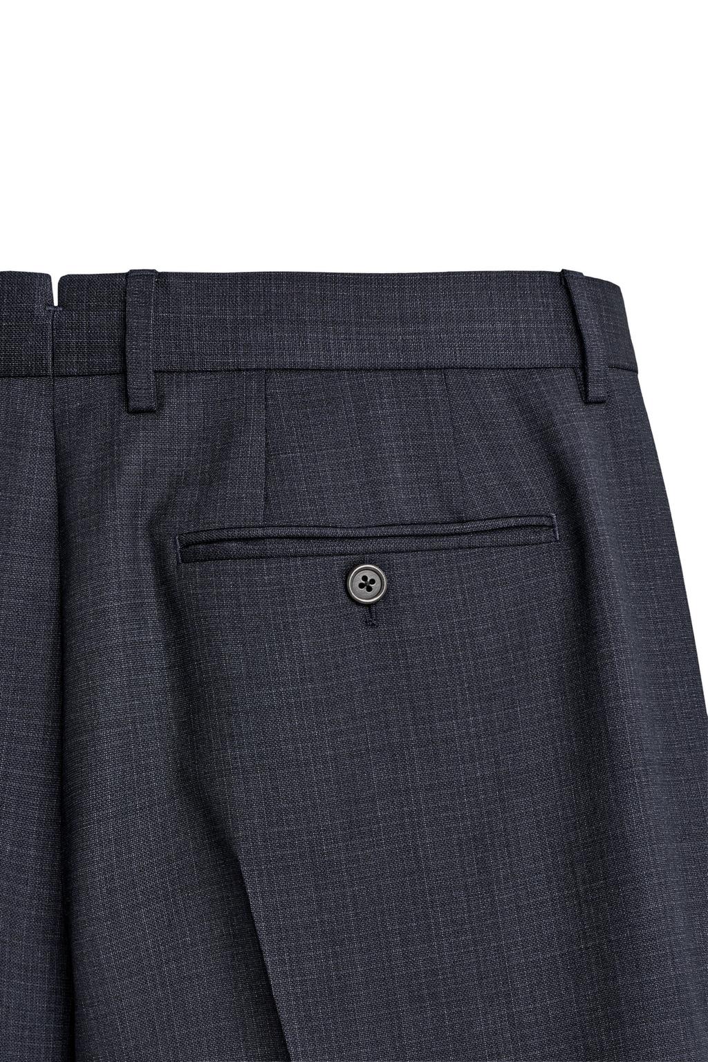 КОСТЮМНЫЕ БРЮКИ REGULAR FIT ИЗ 100% ШЕРСТИ