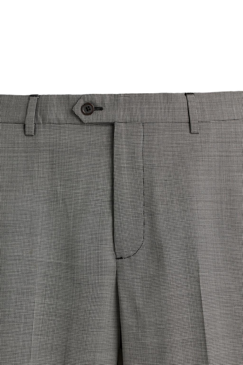 КОСТЮМНЫЕ БРЮКИ В КЛЕТКУ ИЗ СМЕСОВОЙ ШЕРСТИ