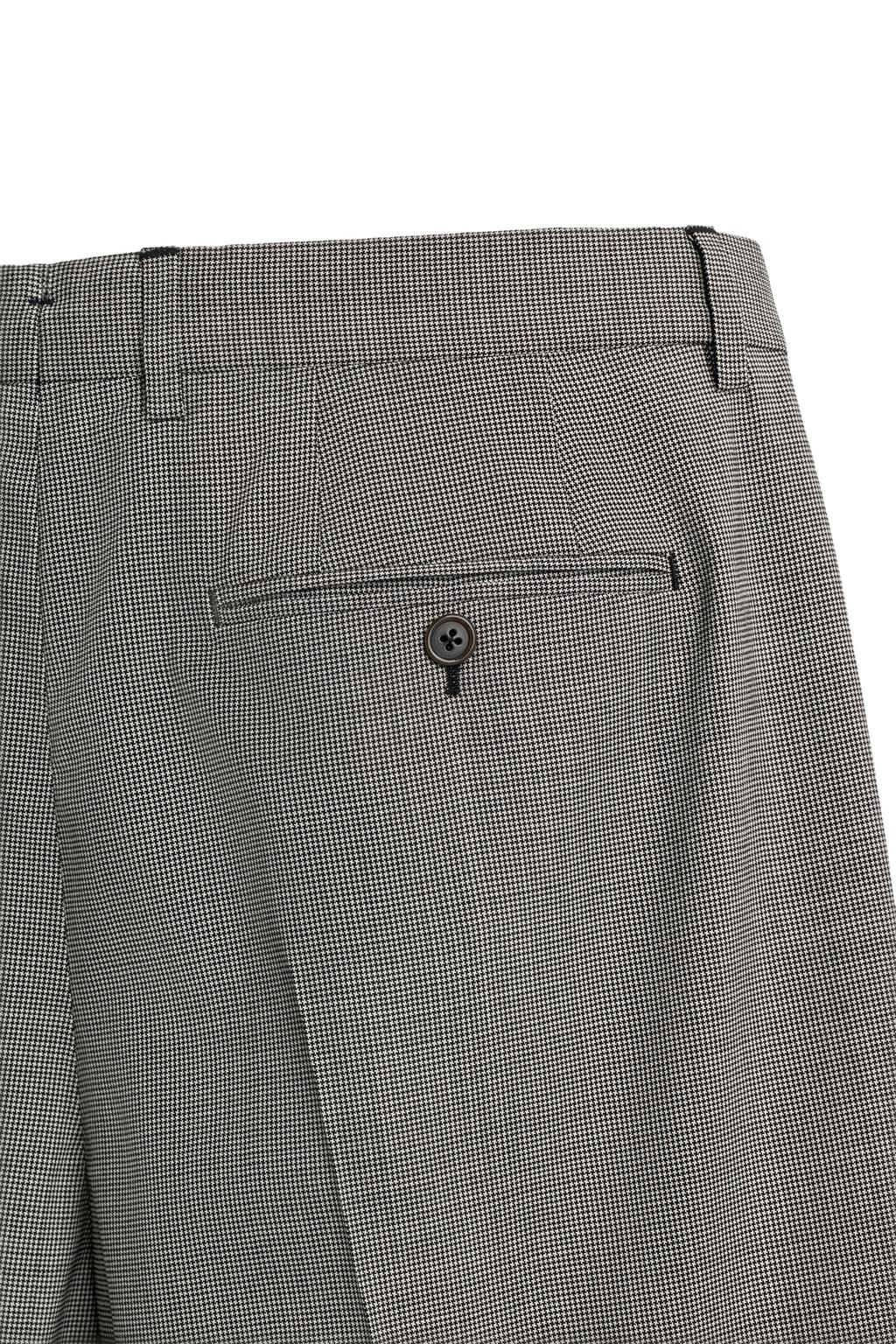 КОСТЮМНЫЕ БРЮКИ В КЛЕТКУ ИЗ СМЕСОВОЙ ШЕРСТИ