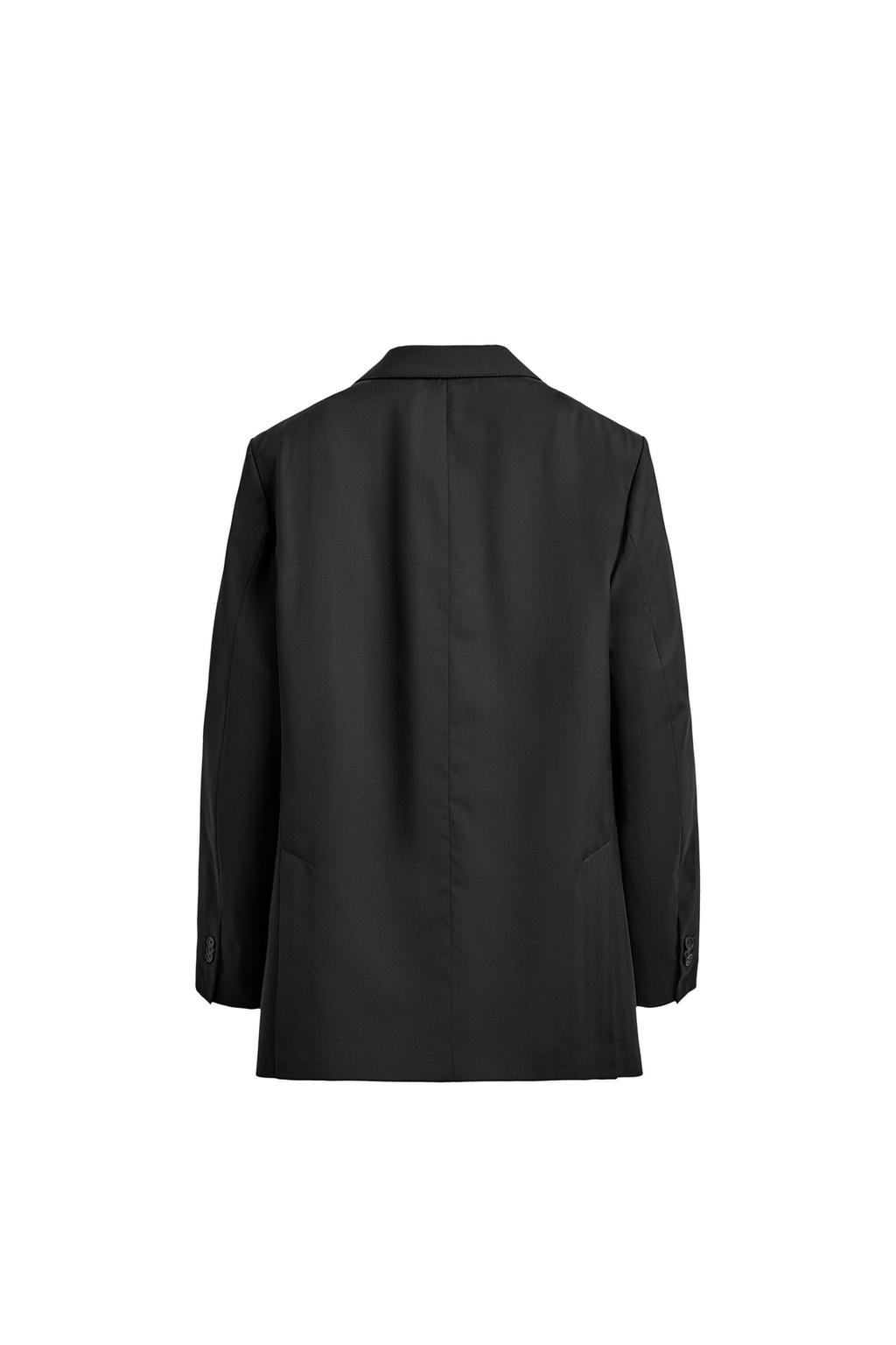 ДВУБОРТНЫЙ КОСТЮМНЫЙ БЛЕЙЗЕР ИЗ 100% ШЕРСТИ