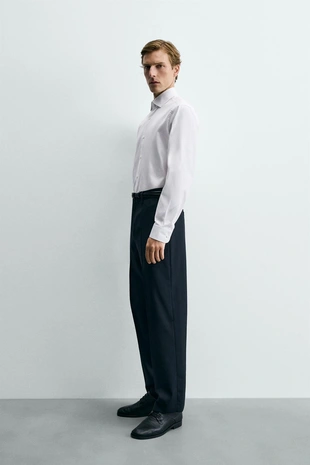 Рубашка Regular Fit из хлопка- Заказать в России