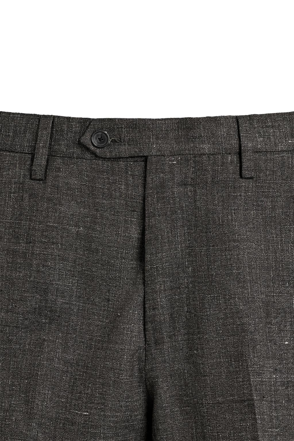 КОСТЮМНЫЕ БРЮКИ КЛАССИЧЕСКОГО КРОЯ ИЗ РЕЛЬЕФНОЙ ТКАНИ