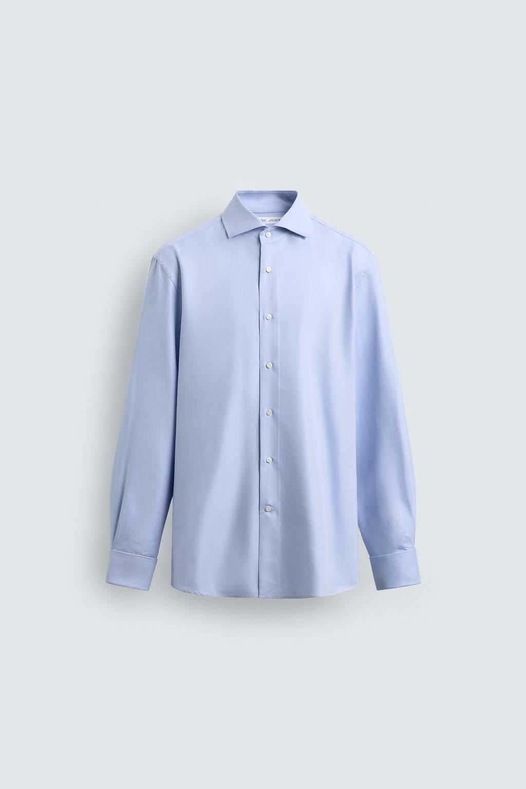 РУБАШКА SLIM FIT С ДВОЙНЫМИ МАНЖЕТАМИ