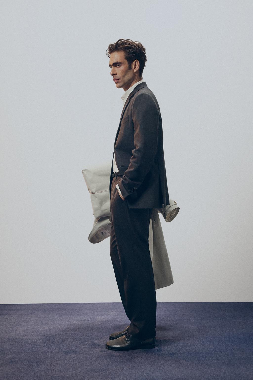 КОСТЮМНЫЕ БРЮКИ REGULAR FIT ИЗ 100% ШЕРСТИ