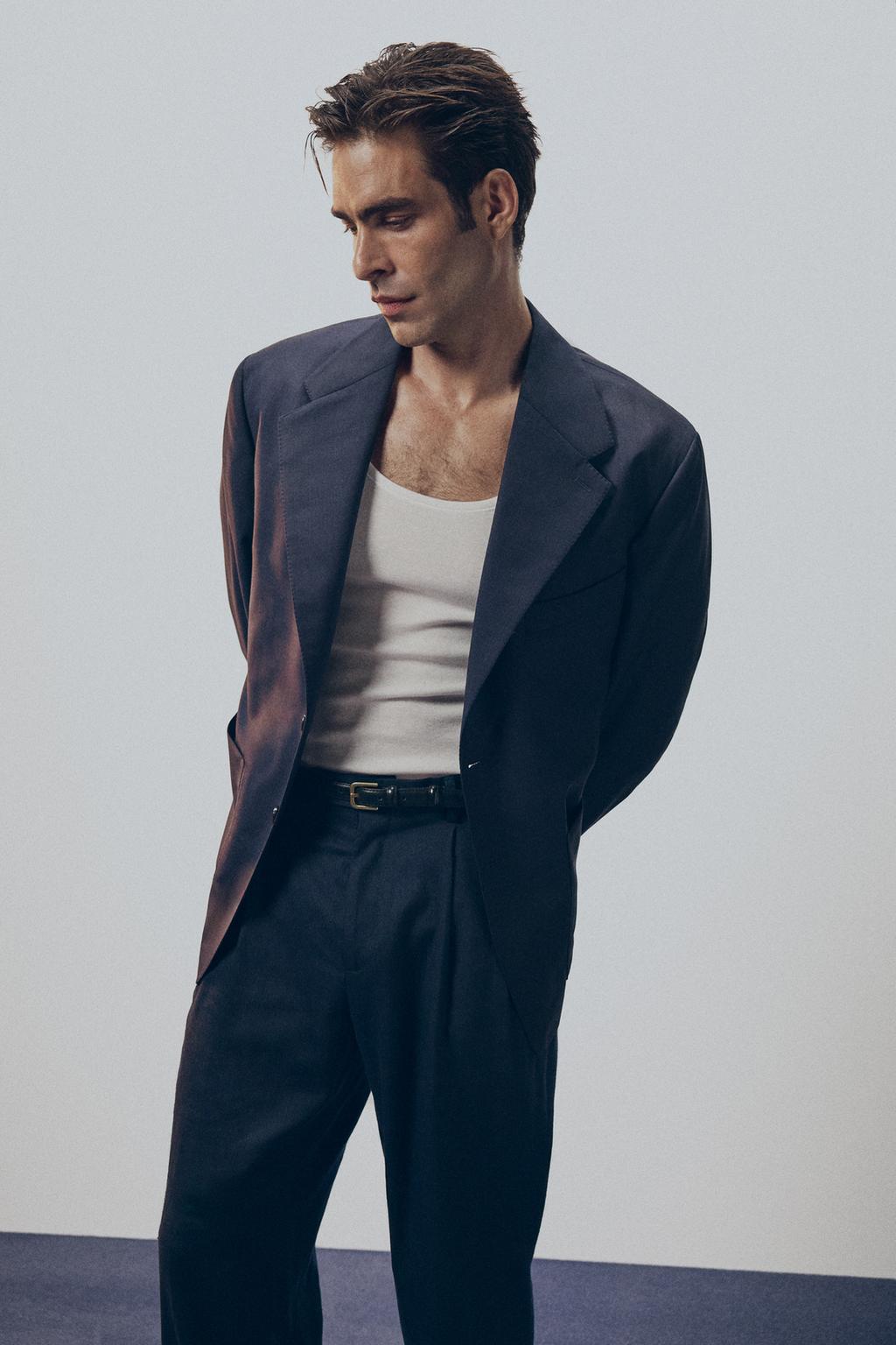 БЛЕЙЗЕР RELAXED FIT ИЗ 100% ШЕРСТИ