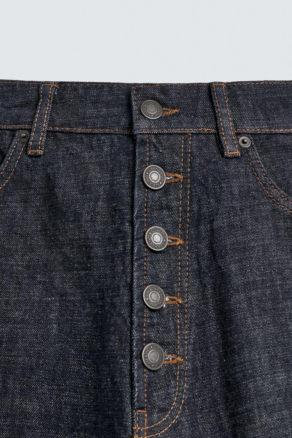 ДЖИНСЫ LOOSE FIT НА ПУГОВИЦАХ