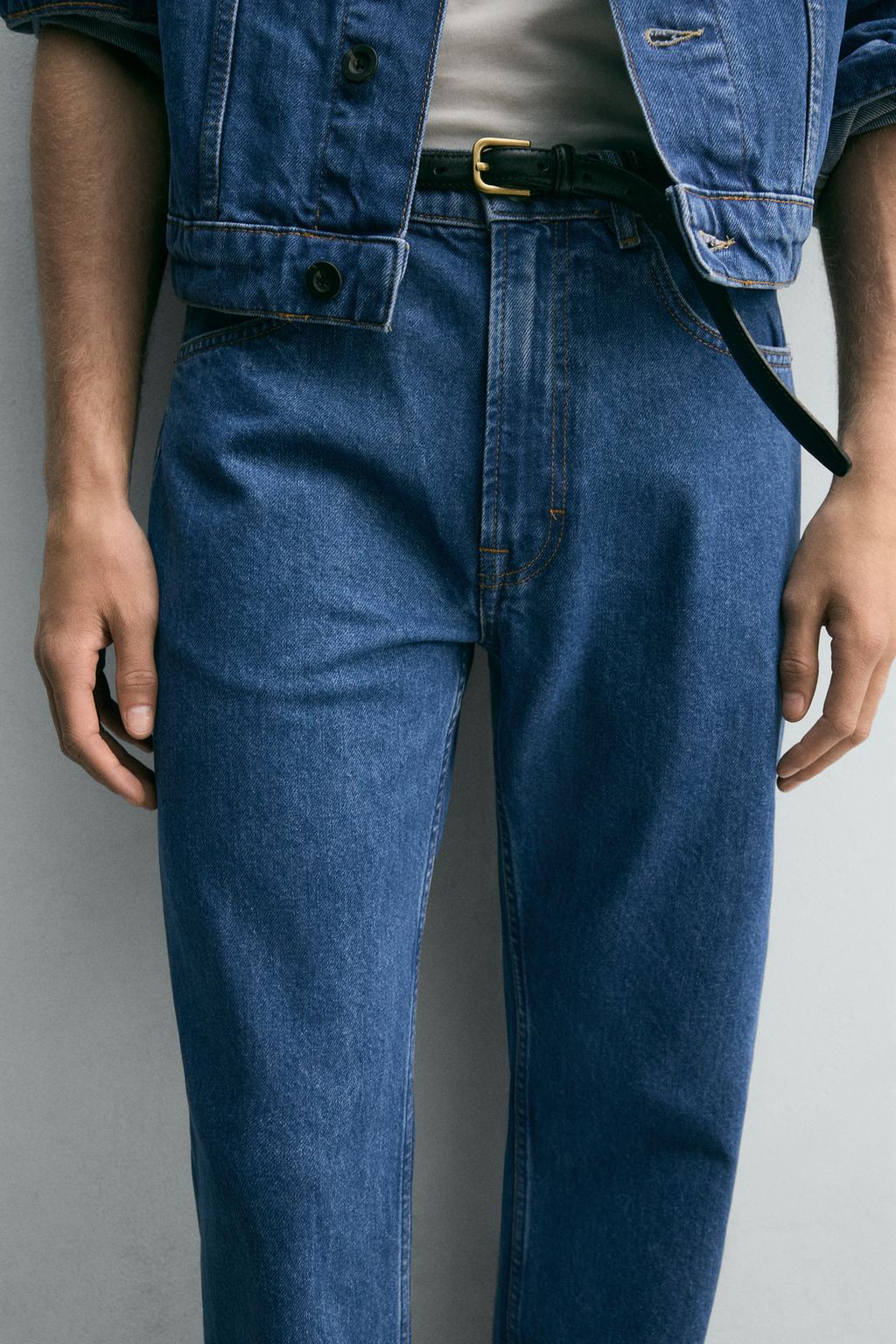 ДЖИНСЫ STRAIGHT ДЛИНОЙ ДО ЩИКОЛОТКИ