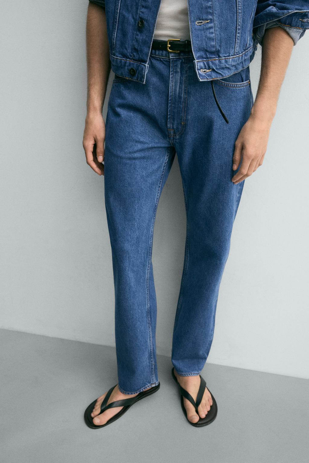 ДЖИНСЫ STRAIGHT ДЛИНОЙ ДО ЩИКОЛОТКИ