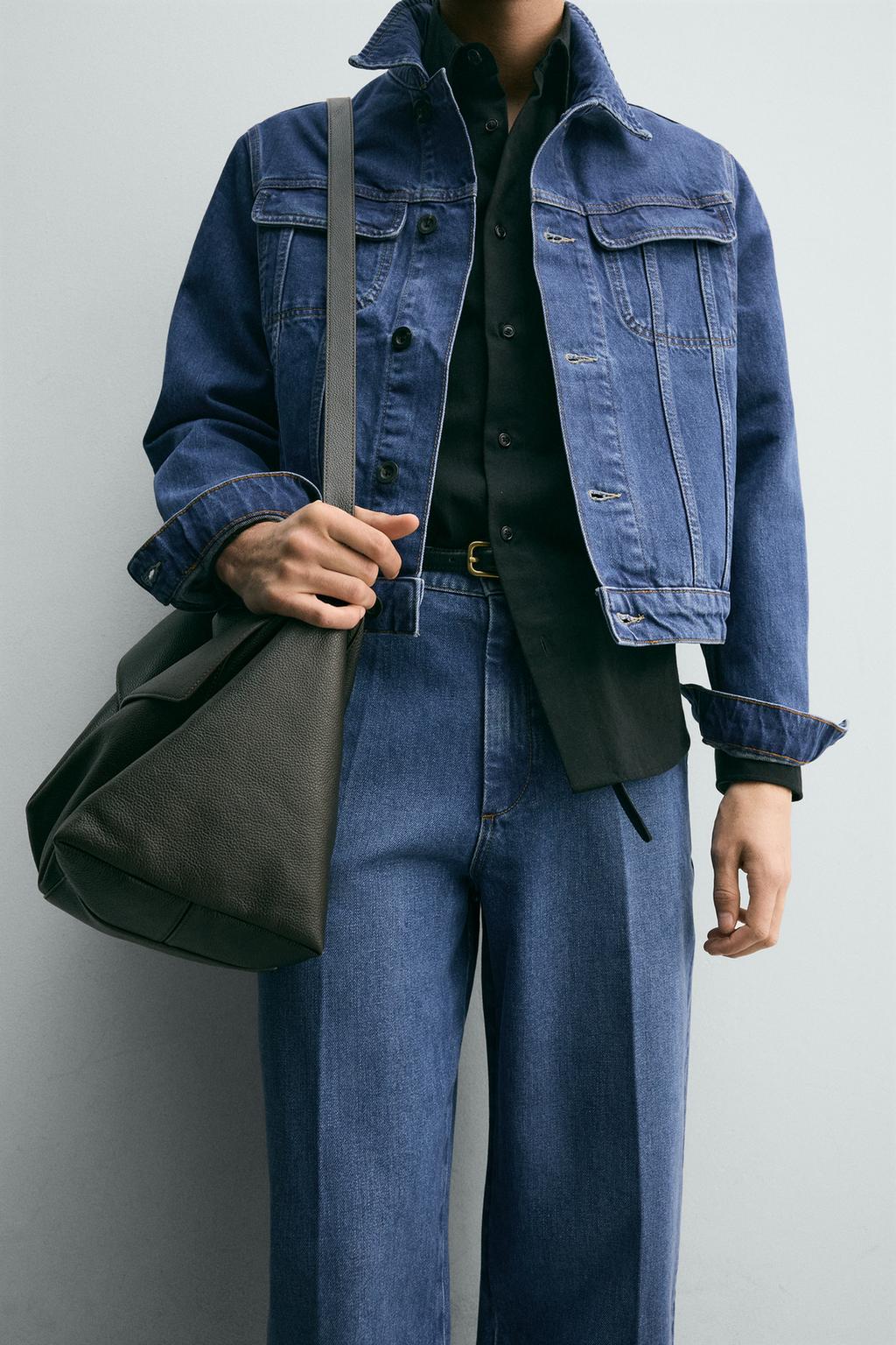 ДЖИНСОВАЯ КУРТКА СВОБОДНОГО КРОЯ