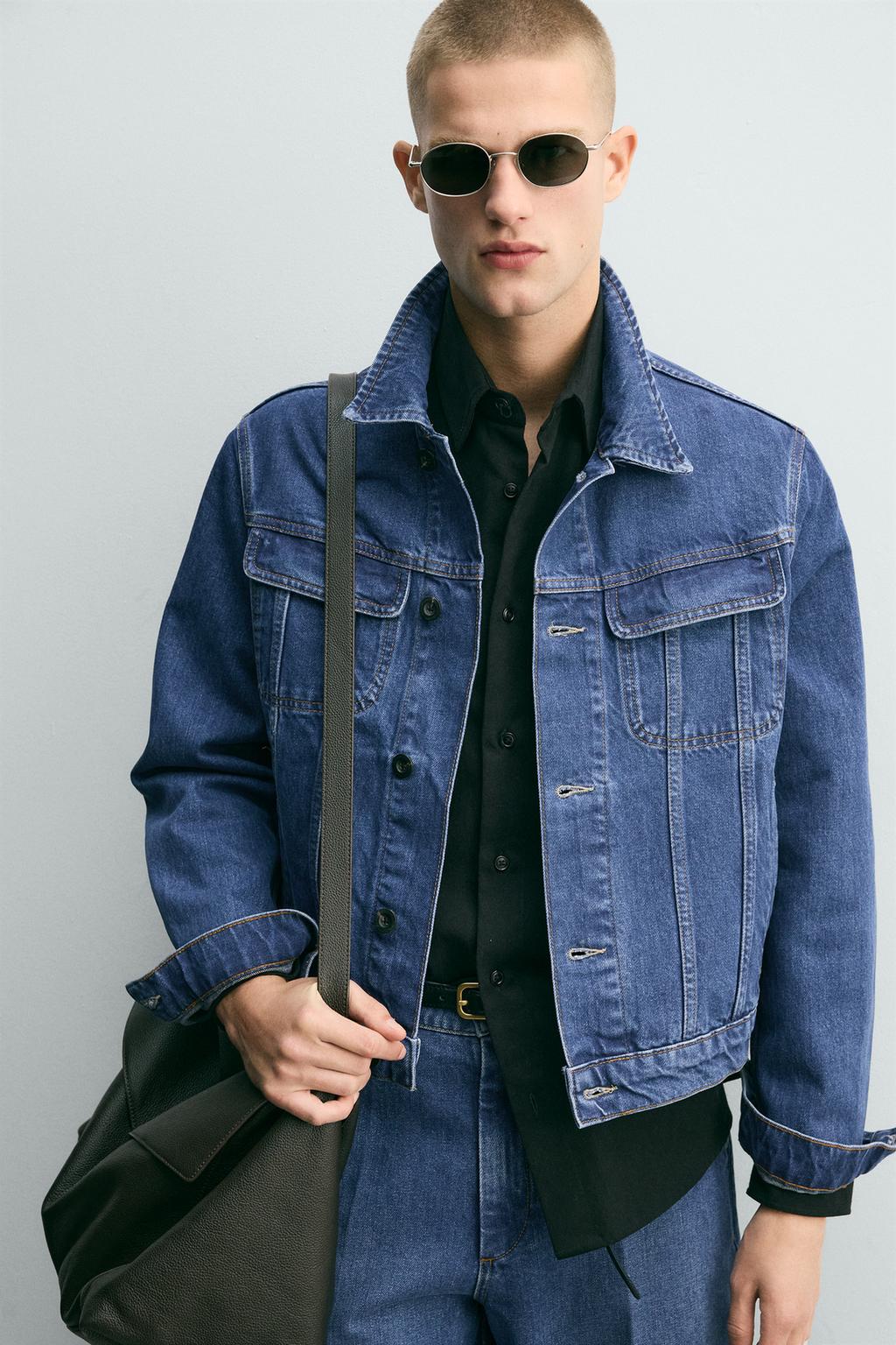 ДЖИНСОВАЯ КУРТКА СВОБОДНОГО КРОЯ