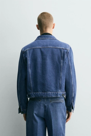 Джинсовая куртка свободного кроя- Заказать в России