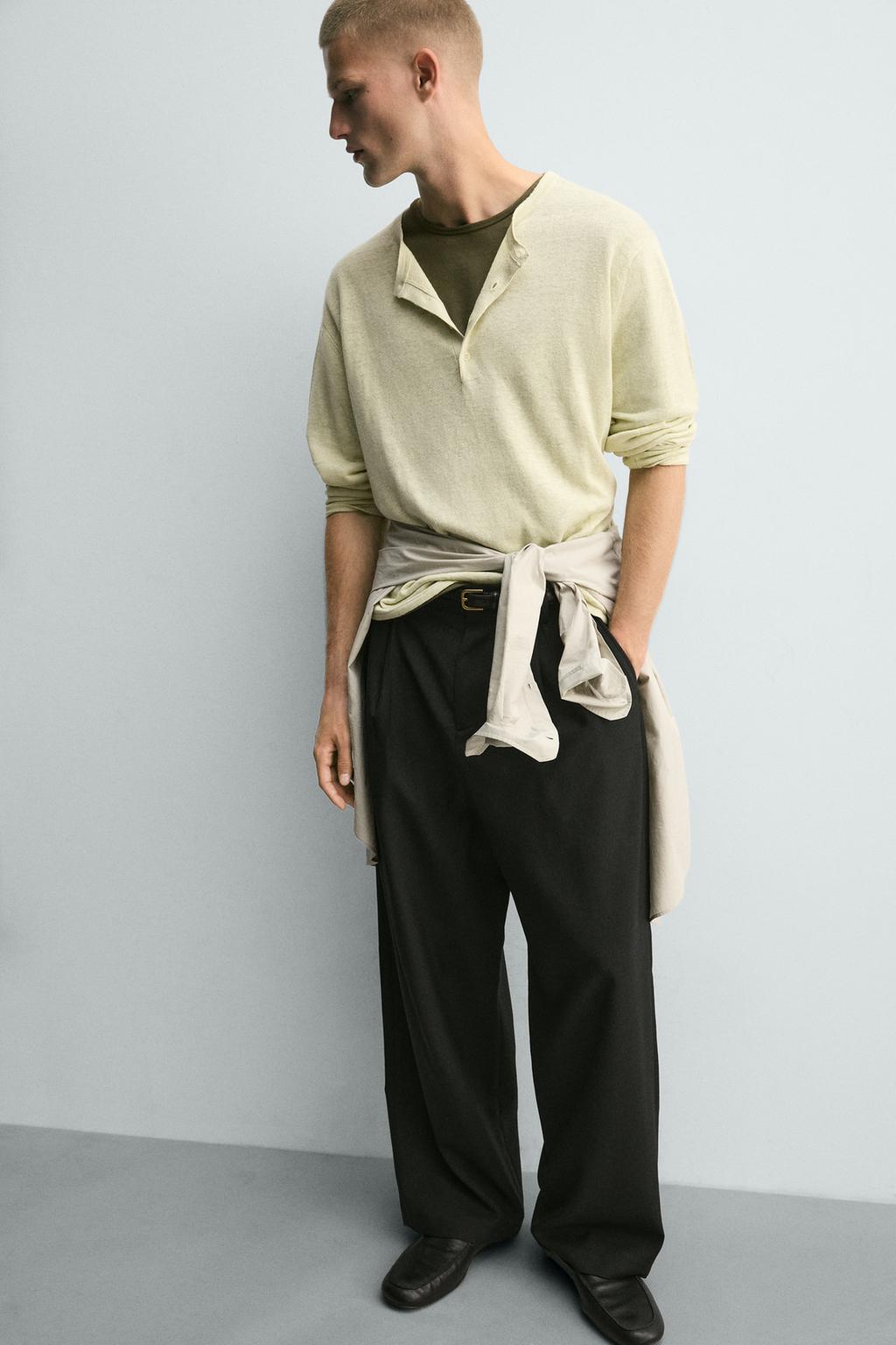 БРЮКИ RELAXED FIT СО СКЛАДКАМИ