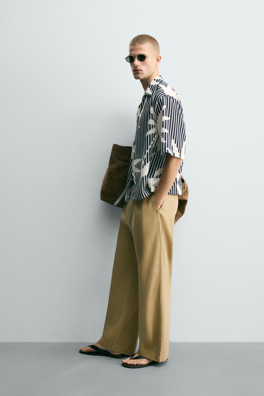 РУБАШКА BOXY FIT В ПОЛОСКУ