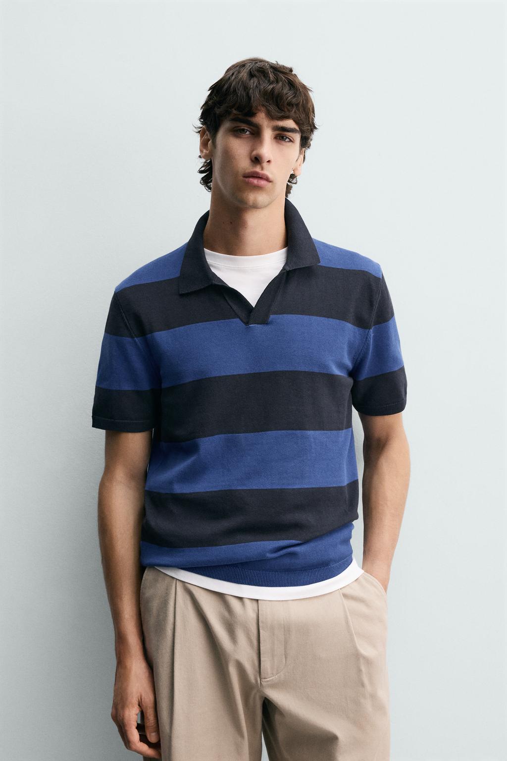 ЖАККАРДОВОЕ ПОЛО В ПОЛОСКУ