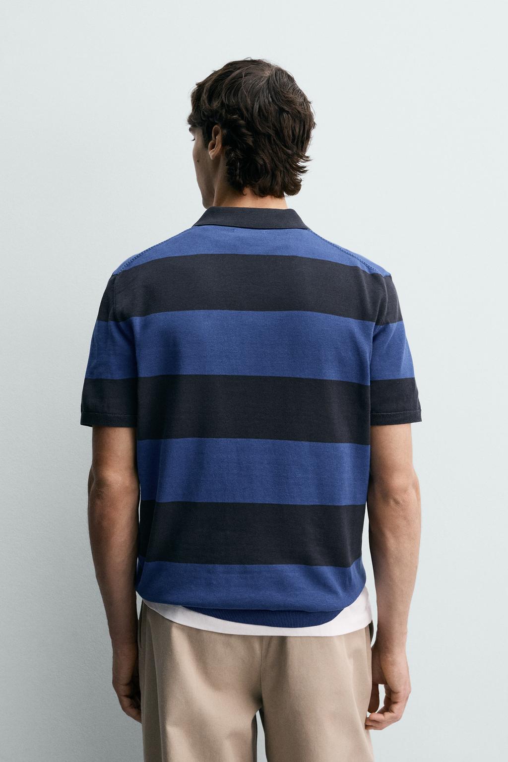 ЖАККАРДОВОЕ ПОЛО В ПОЛОСКУ