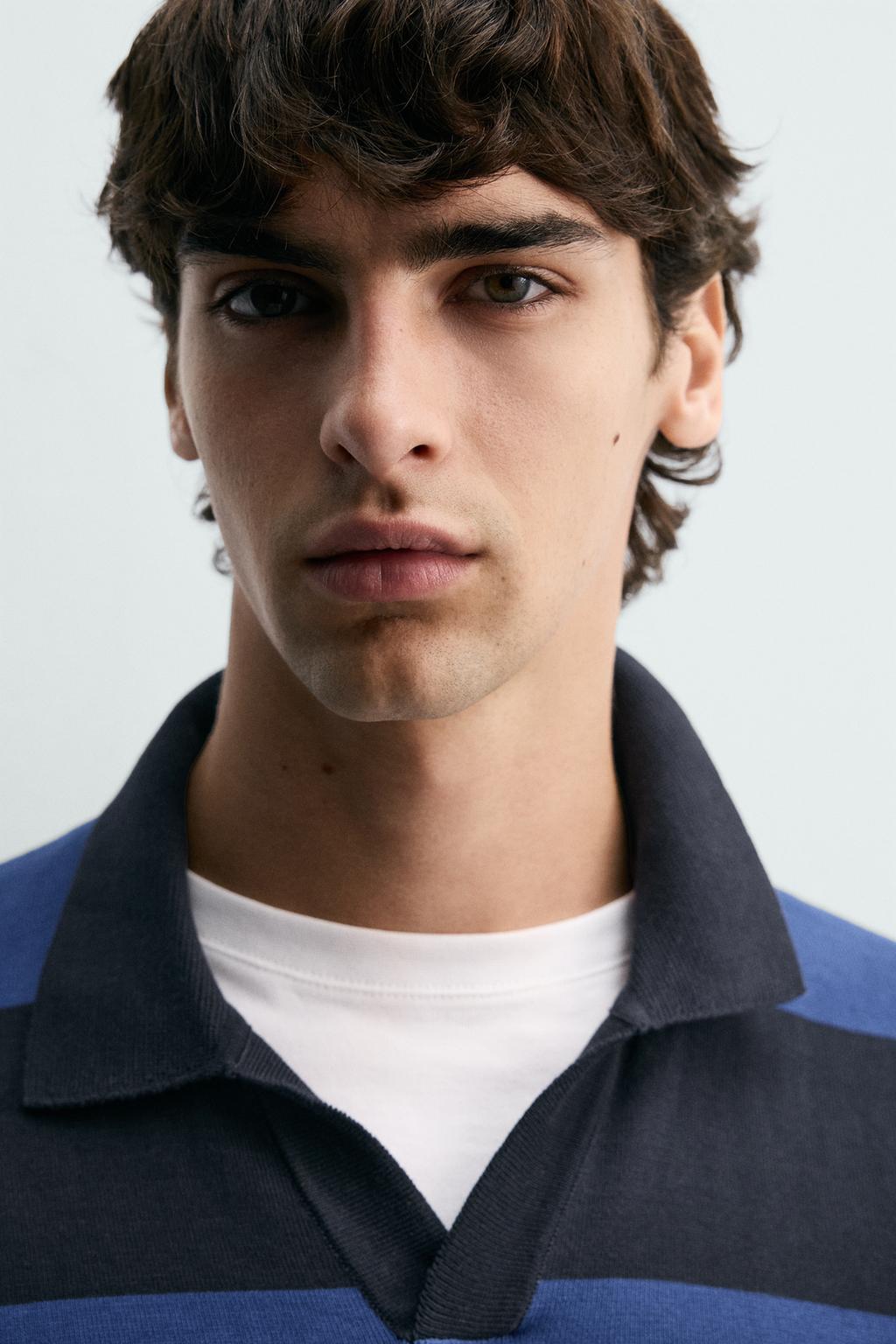 ЖАККАРДОВОЕ ПОЛО В ПОЛОСКУ