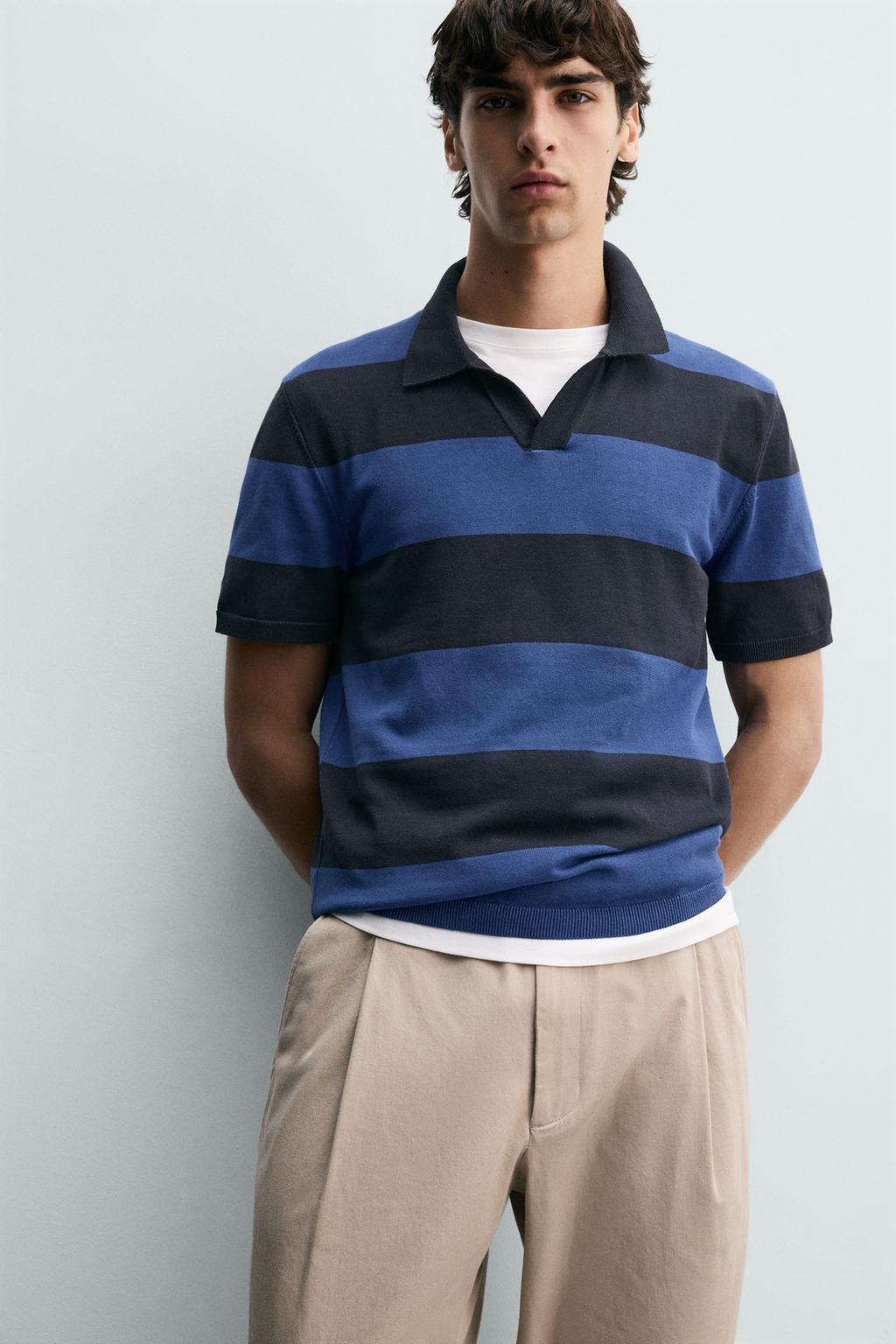 ЖАККАРДОВОЕ ПОЛО В ПОЛОСКУ