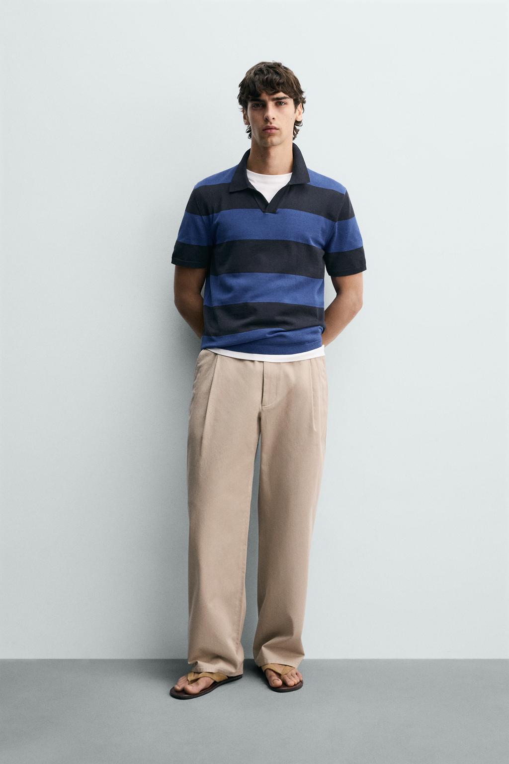 ЖАККАРДОВОЕ ПОЛО В ПОЛОСКУ