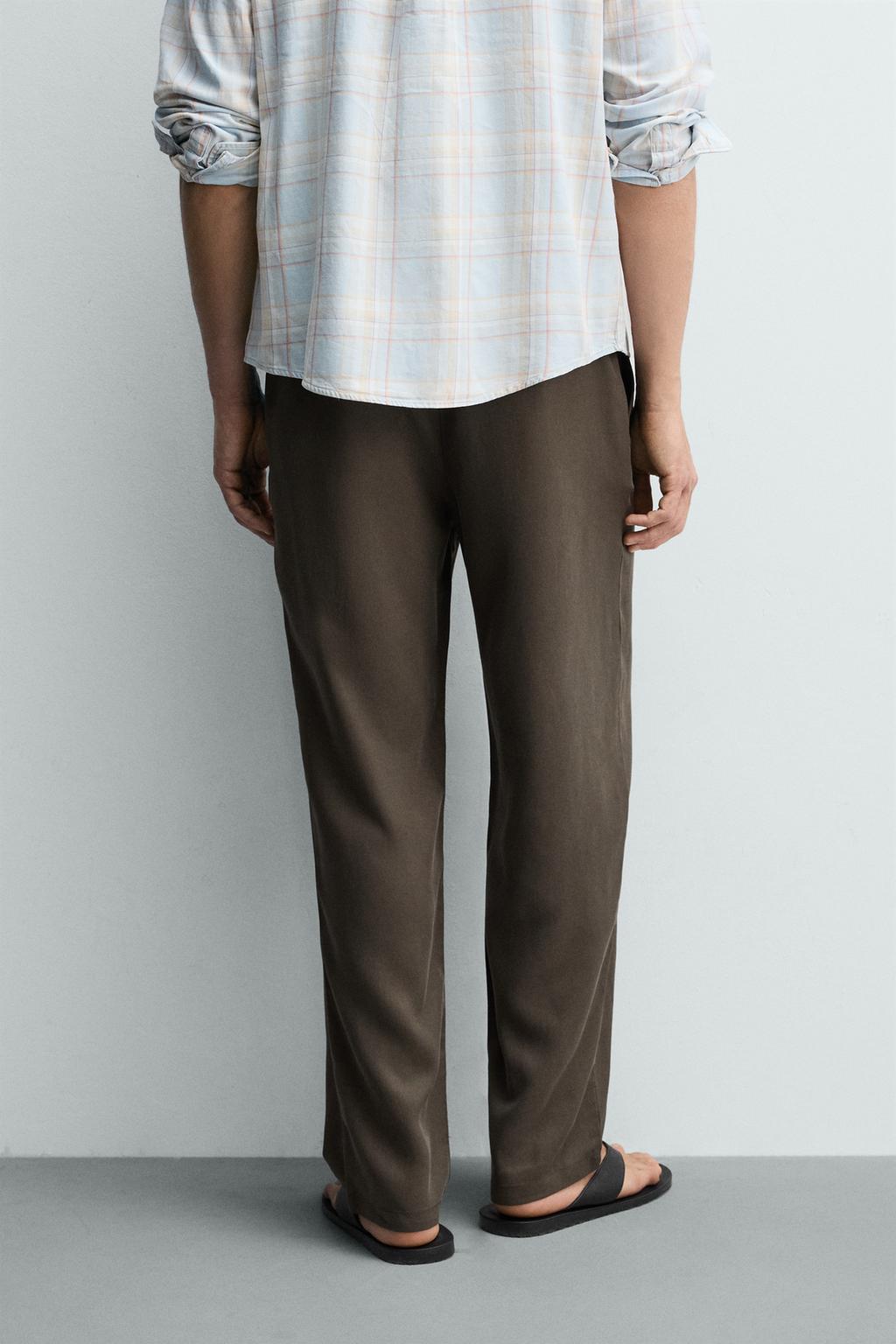 БРЮКИ REGULAR FIT ИЗ 100% ЛИОЦЕЛЛА