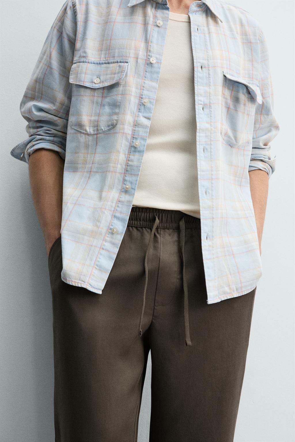 БРЮКИ REGULAR FIT ИЗ 100% ЛИОЦЕЛЛА