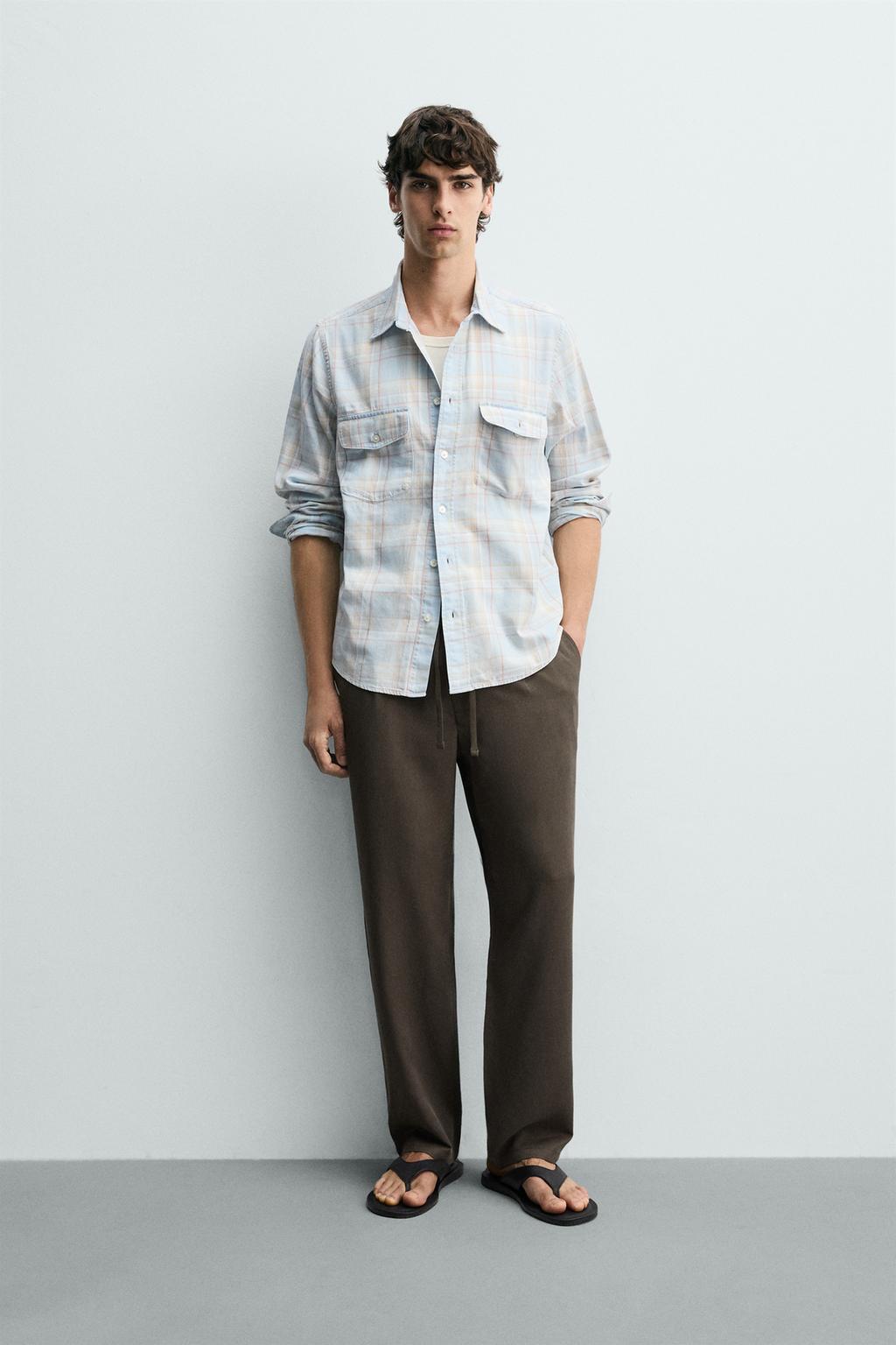 БРЮКИ REGULAR FIT ИЗ 100% ЛИОЦЕЛЛА