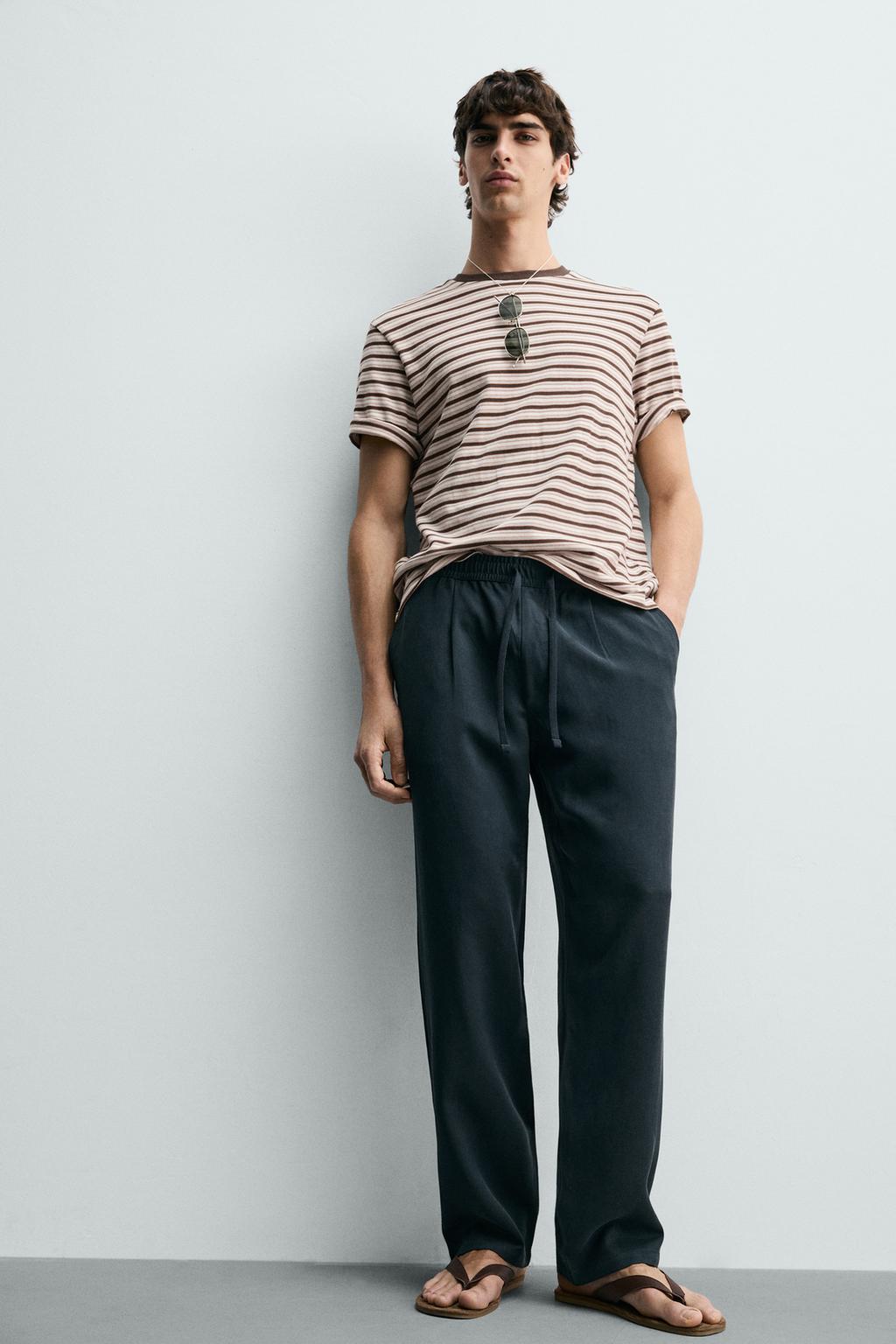 БРЮКИ REGULAR FIT ИЗ 100% ЛИОЦЕЛЛА