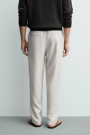 Брюки Regular Fit из 100% лиоцелла