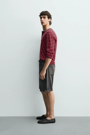 Джинсовые шорты Relaxed Fit- Заказать в России