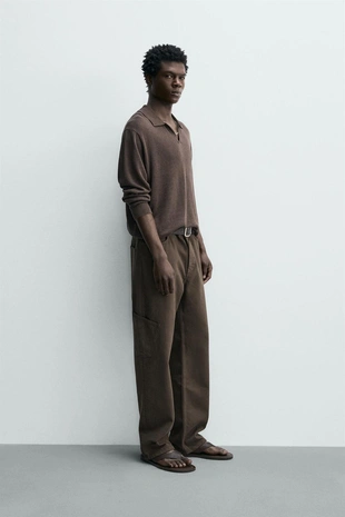 Брюки карго Straight Fit- Заказать в России