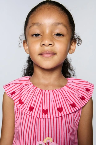 Топ в полоску с вышивкой Sissel Edelbo X Zara Kids- Заказать в России