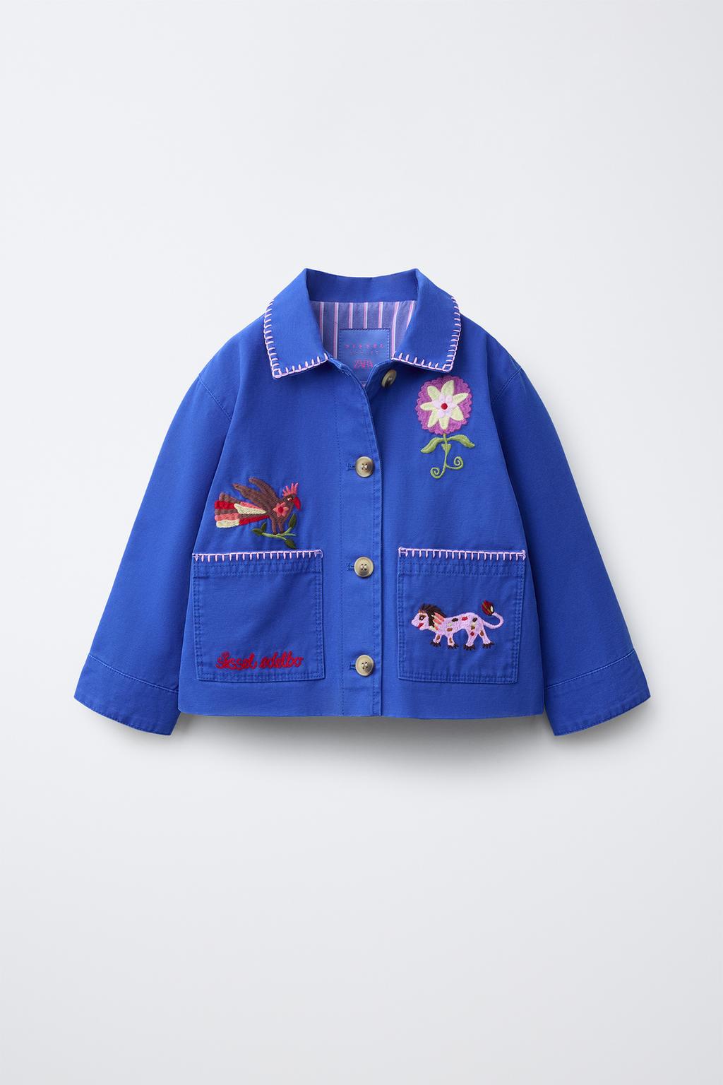 КУРТКА С ВЫШИВКОЙ SISSEL EDELBO X ZARA KIDS
