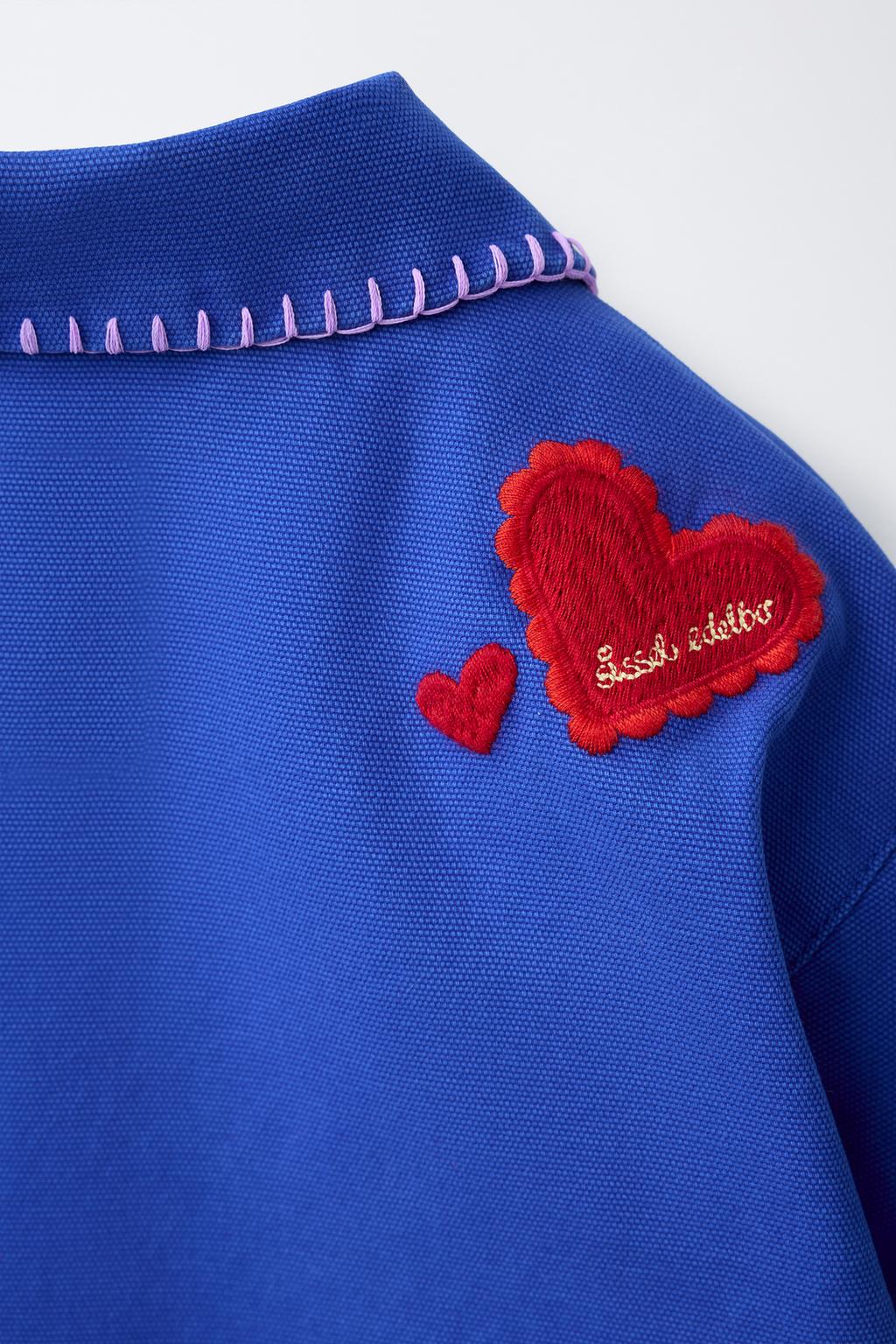 КУРТКА С ВЫШИВКОЙ SISSEL EDELBO X ZARA KIDS