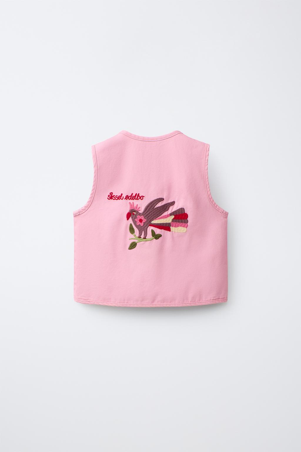 ЖИЛЕТ С ВЫШИВКОЙ SISSEL EDELBO X ZARA KIDS