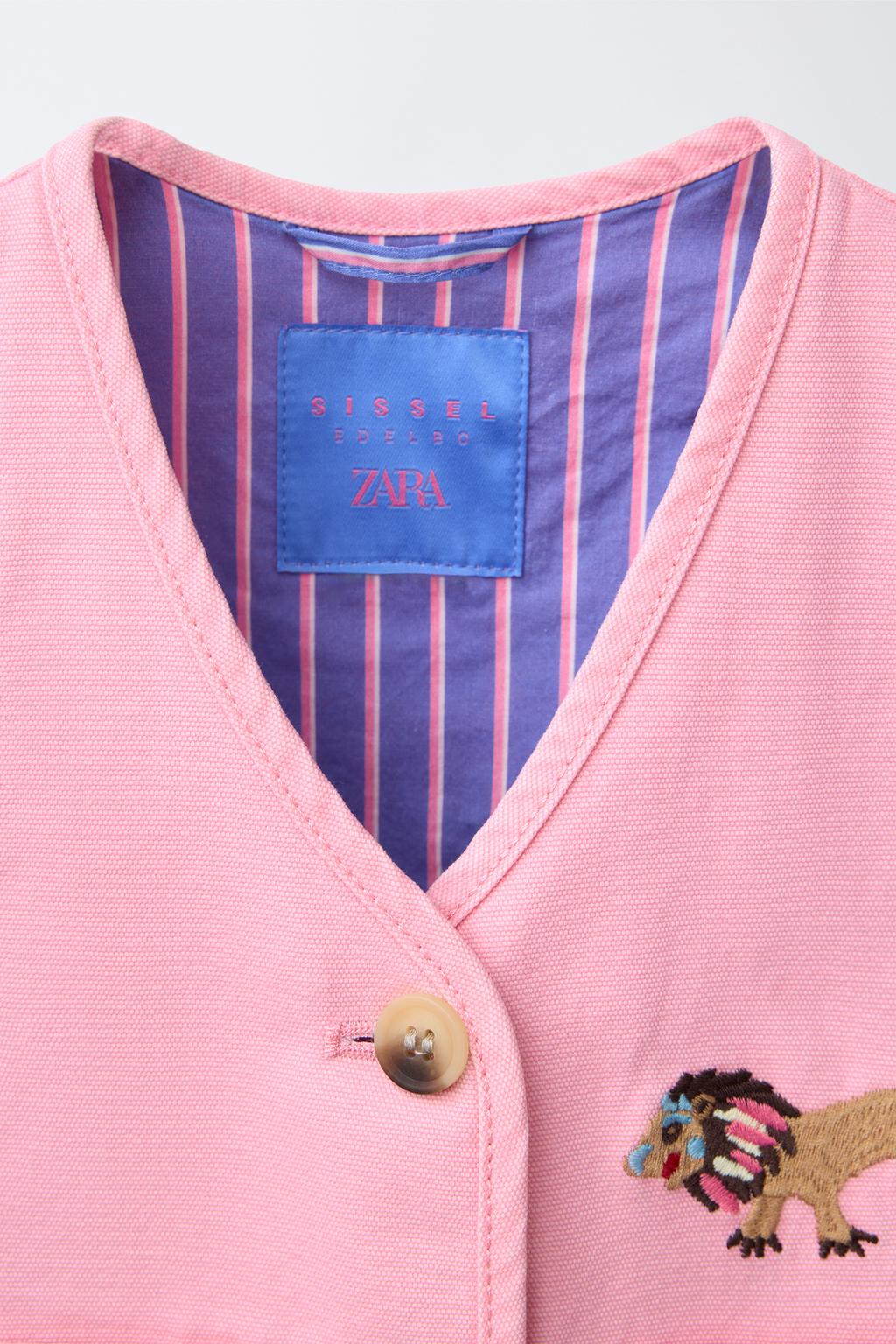 ЖИЛЕТ С ВЫШИВКОЙ SISSEL EDELBO X ZARA KIDS