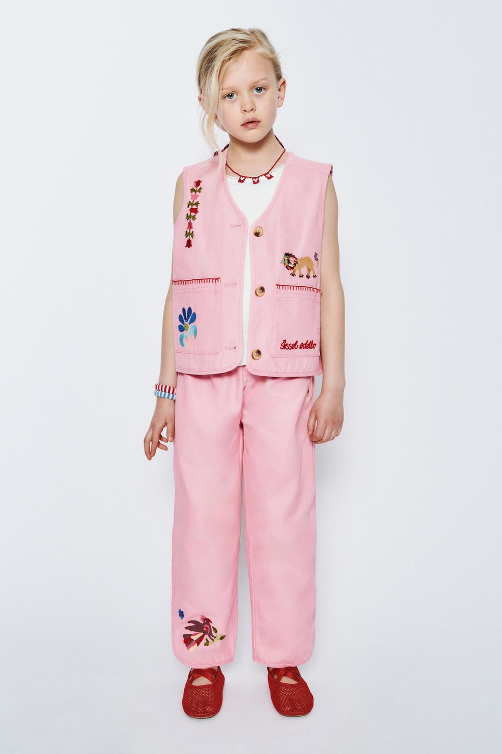 ЖИЛЕТ С ВЫШИВКОЙ SISSEL EDELBO X ZARA KIDS