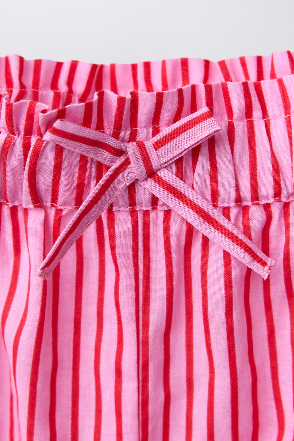 БРЮКИ В ПОЛОСКУ С ВЫШИВКОЙ SISSEL EDELBO X ZARA KIDS