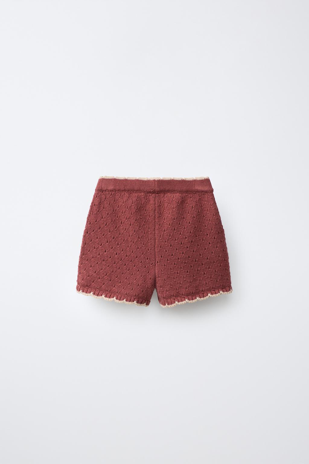 ШОРТЫ ИЗ ТРИКОТАЖА С ВЫШИТЫМИ ЦВЕТАМИ SISSEL EDELBO X ZARA KIDS