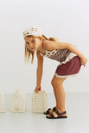 Топ из кружева кроше- Заказать в России