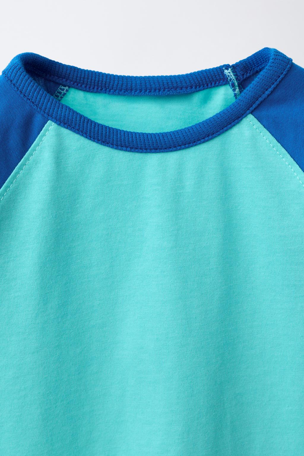 ОДНОТОННАЯ ФУТБОЛКА РЕГЛАН