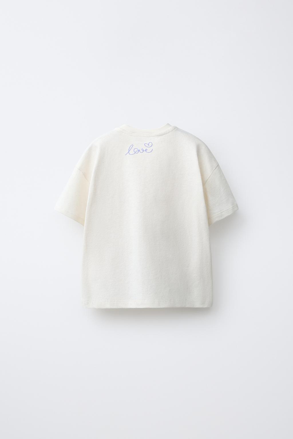 ФУТБОЛКА С ВЫШИВКОЙ SISSEL EDELBO X ZARA KIDS