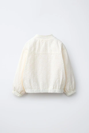 Куртка с вышивкой шиффли- Заказать в России