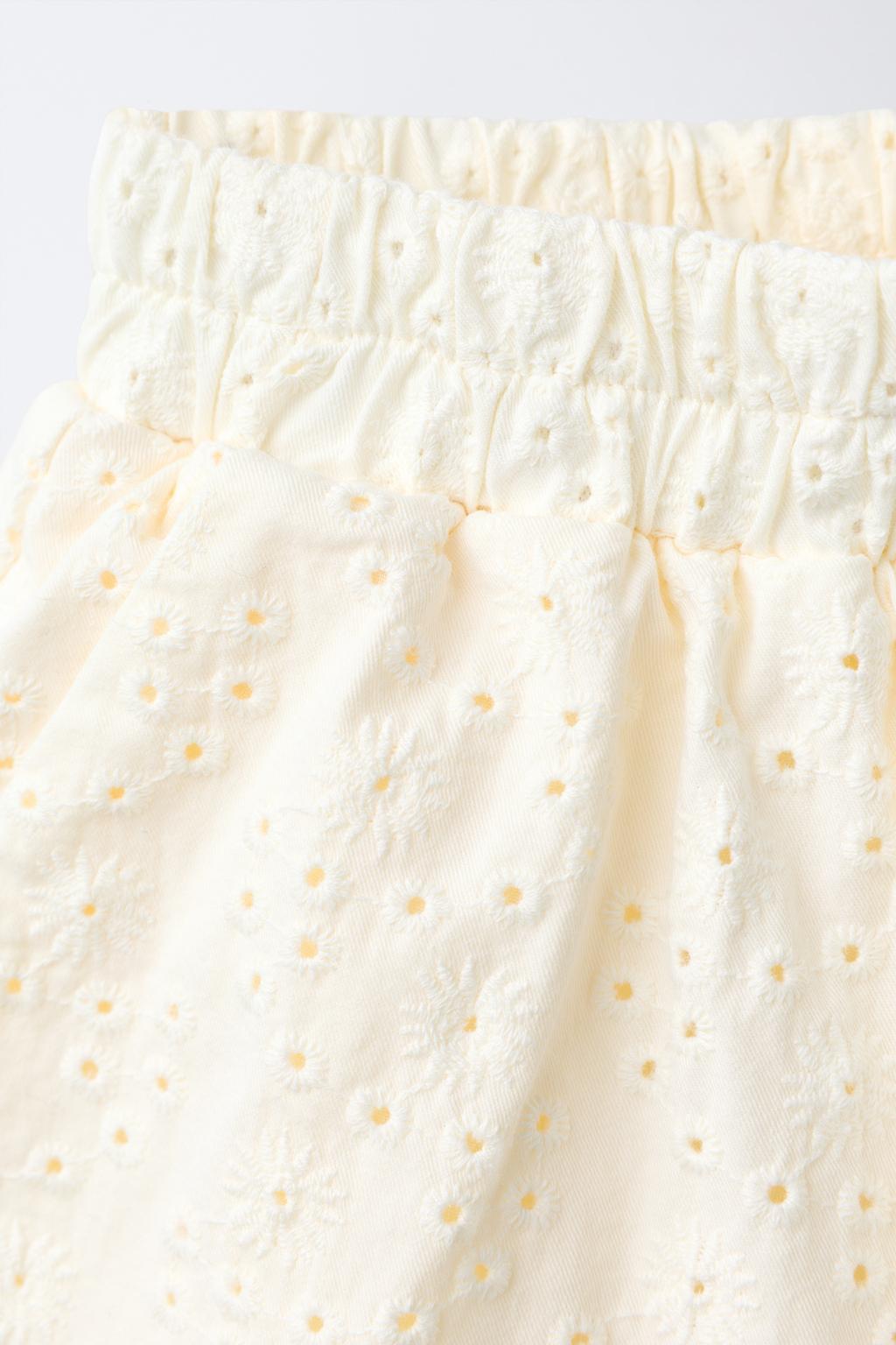 ШОРТЫ С ВЫШИВКОЙ ШИФФЛИ