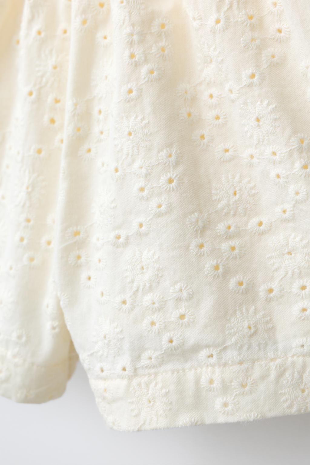 ШОРТЫ С ВЫШИВКОЙ ШИФФЛИ