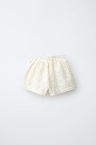 Шорты с вышивкой шиффли- Заказать в России