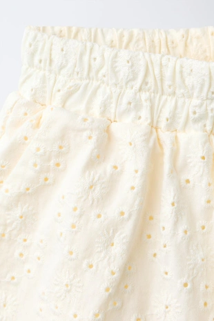 Шорты с вышивкой шиффли- Заказать в России