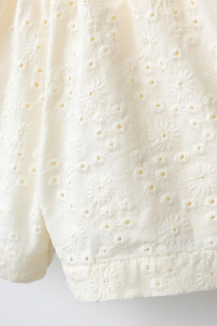 Шорты с вышивкой шиффли- Заказать в России