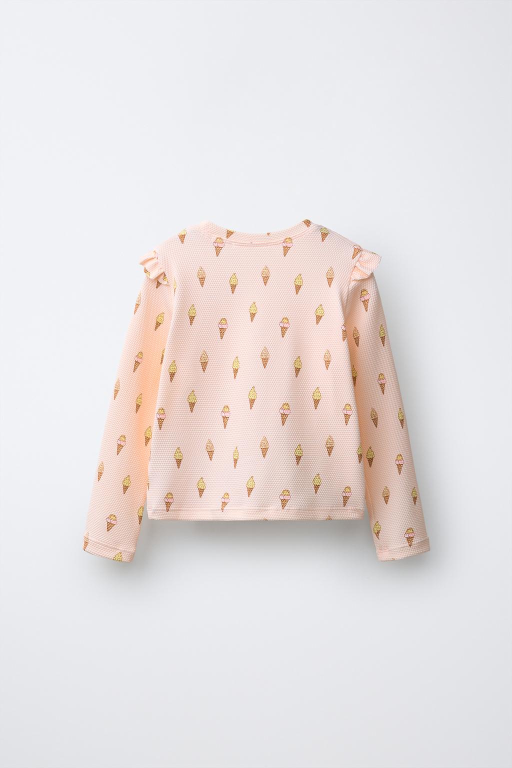 ФУТБОЛКА С ПРИНТОМ МОРОЖЕНОГО, 1-6 ЛЕТ