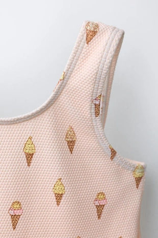 1-6 лет/купальник с принтом «мороженое»- Заказать в России