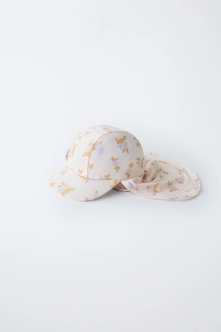 Шапочка для купания с цветочным принтом- Заказать в России